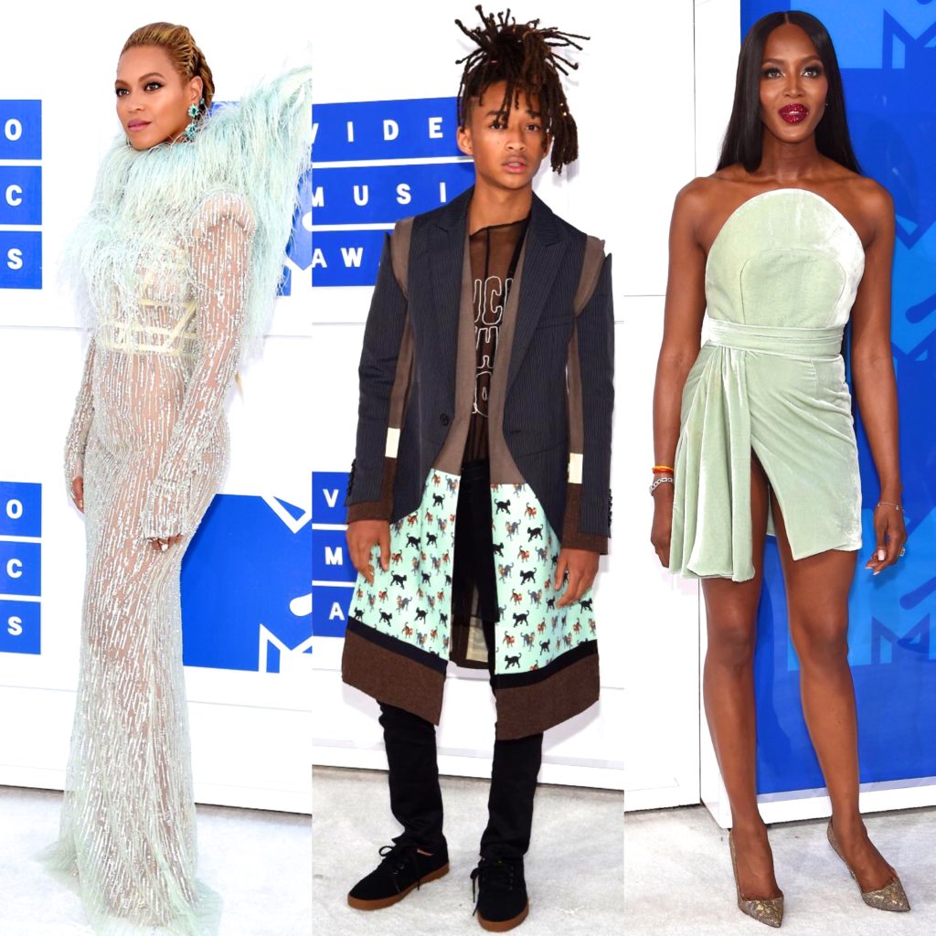 Beyoncé, Jaden Smith, Naomi Campbell